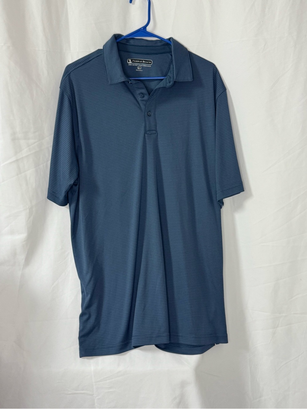 Pebble Beach Men's Deep Navy Short-Sleeve Polo